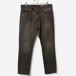 Cremieux Premium Denim Men's Brown Relaxed Straight Jeans 35 x 32